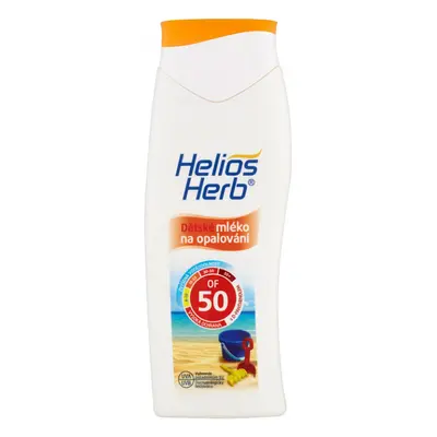 Helios Herb gyermek napvédő krém SPF50 200 ml Vízálló