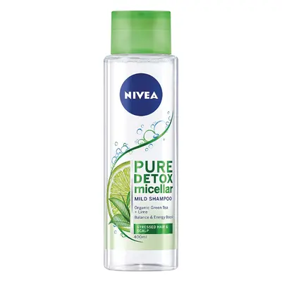 Nivea Pure Detox Micellás sampon hajra 400 ml