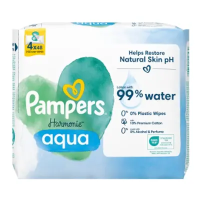 Pampers törlőkendő AquaHarmonie 4x48 db