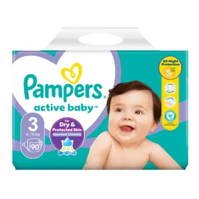 Pampers Active Baby Giant Kiszerelés 3 90 db