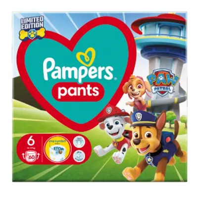 Pampers bugyi pelenkák Carry Pack Paw Patrol 6-os méret 60 db