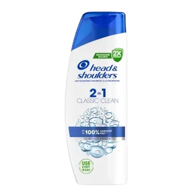 H&S sampon 2 az 1-ben Classic Clean 250 ml