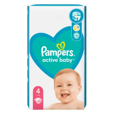 Pampers Active Baby Maxi Kiszerelés 4 58 db