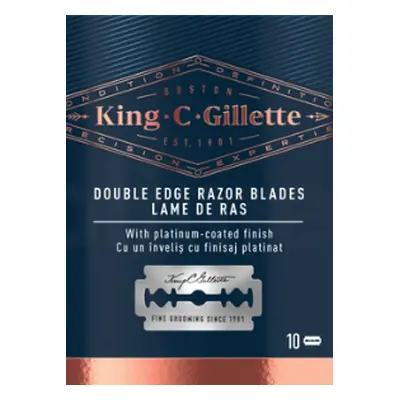 Gillette King C. Double Edge borotvák 10 db