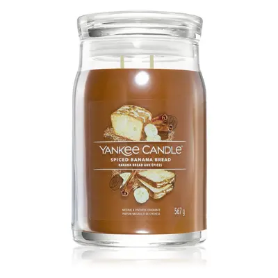 Illatos gyertya Yankee Candle Fűszeres Banán Kenyér Signature Large 567g