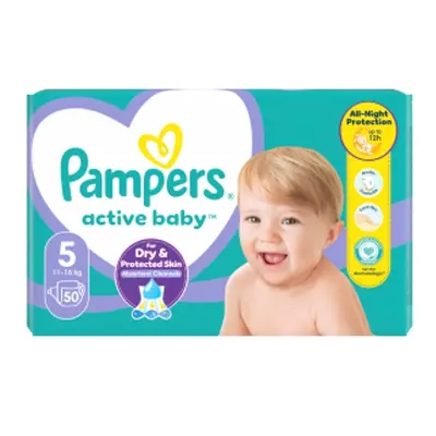 Pampers Active Value Pack Plus méret 5 50 db