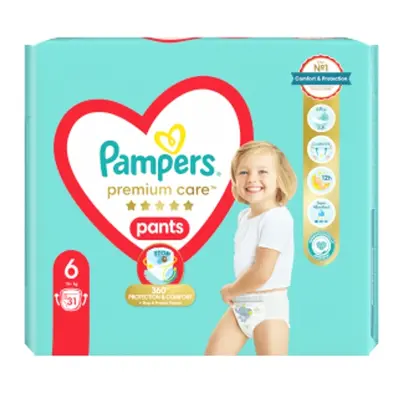 Pampers Premium bugyi pelenkák Value Csomagolás mérete 6 31 db