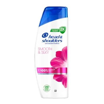 H&S sampon 2 az 1-ben Smooth&Silky 330ml