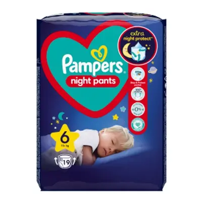 Pampers éjszakai pelenka 6-os méret 19 db