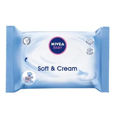 Nivea Baby törlőkendők 57 db Soft & Cream