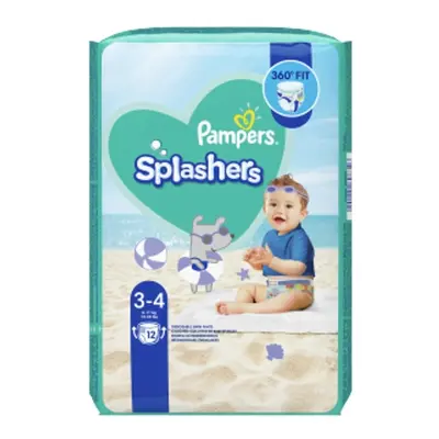 Pampers bugyi pelenkák Splashers Carry Pack Baby Shark méret 3 12 db