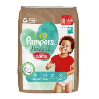 Pampers bugyi pelenka Harmonie Nappy Pants 6-os méret 19 db