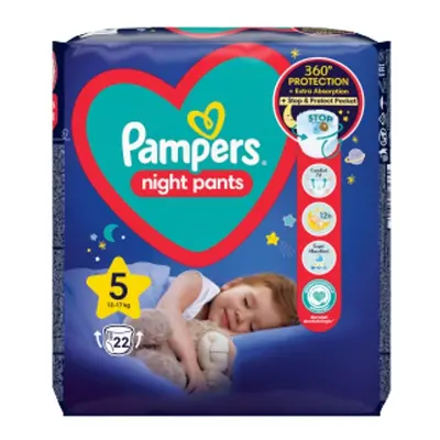 Pampers éjszakai pelenka 5-ös méret 22 db