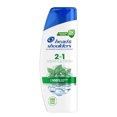 H&S sampon 2 az 1-ben mentol 250 ml