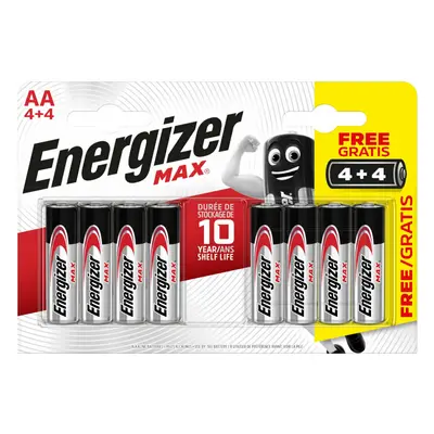 Energizer Max AA 8db LR06 ceruzaütő.