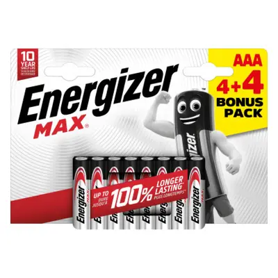 Energizer Max LR03 AAA 8db mikroceruza ütő.