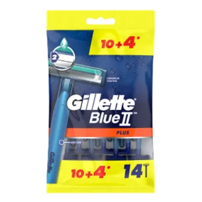 Gillette Blue2 Plus eldobható borotvák 10+4 db