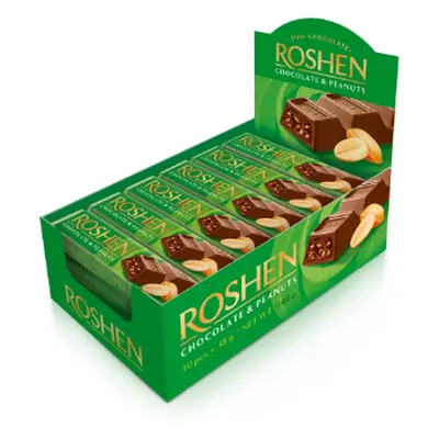 Roshen csokoládé szelet mogyoróval 30 x 38 g