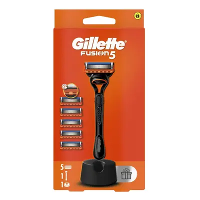 Gillette Fusion5 5 db fej + szabad állvány