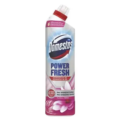 Domestos Power Fresh Total Hygiene fertőtlenítő toalettzselé Floral Fresh 700 ml