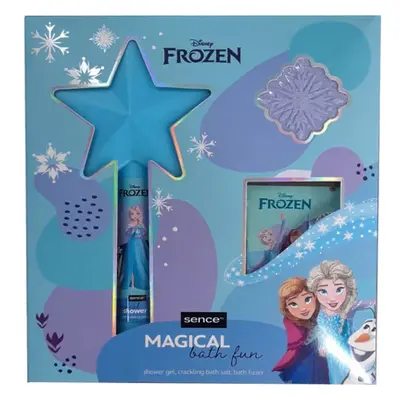 Ajándékdoboz Disney frozen magic Wizard tusfürdő 300ml + pezsgő fürdőlabda 60g + só 55g