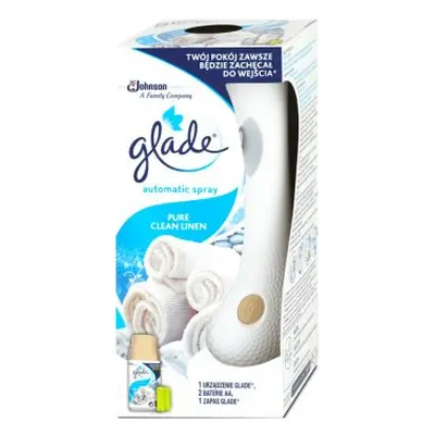 Glade Automatic Spray Pure Clean Linen gép + utántöltő, 269 ml