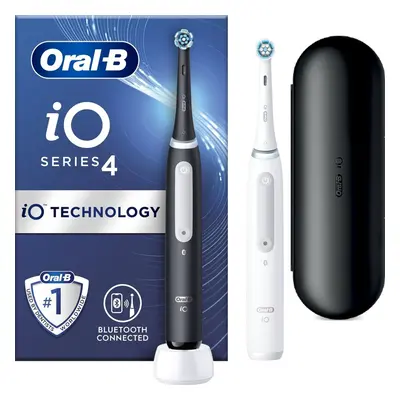 Oral-B iO Series 4 Duo fekete/fehér (2 kefe)