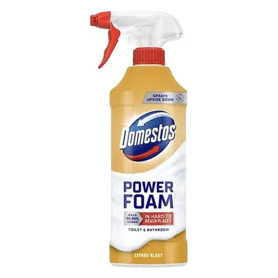 Domestos Power Foam Citrus Blast Foam tisztító wc-hez és fürdőszobához 435 ml