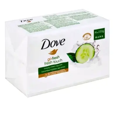 Dove Go Fresh Touch uborka és zöld tea vécészappan 100 gx 4