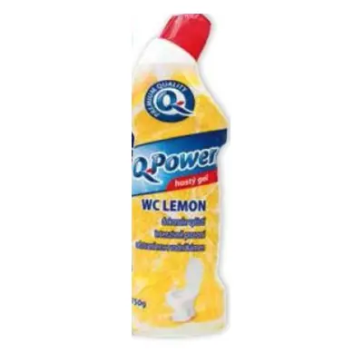 Q Power WC tisztító 750 ml Citrus