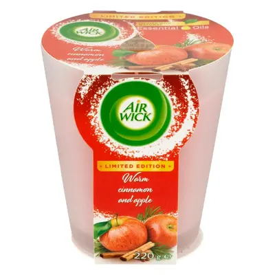 Air Wick gyertya 220g Alma és fahéj