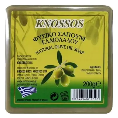 Tiszta olívazöld szappan, 200 g, Knósszosz