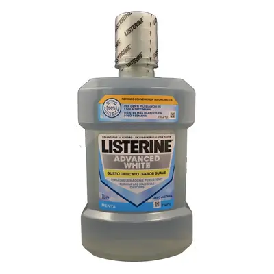 Listerine szájvíz fehérítő hatással Advanced White Mild Taste 1000 ml