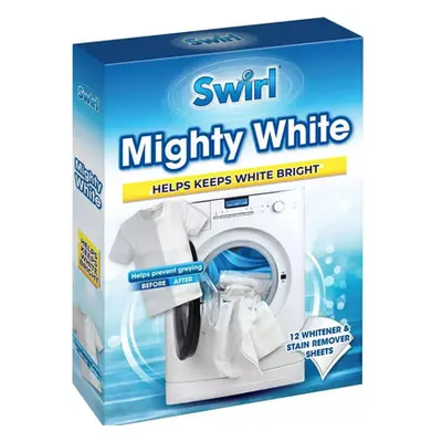 Swirl Mighty White törlőkendők fehérítéshez 12 db