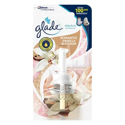 Glade Electric Scented Oil Romantic Vanilla Blossom elektromos légfrissítő utántöltő 20 ml