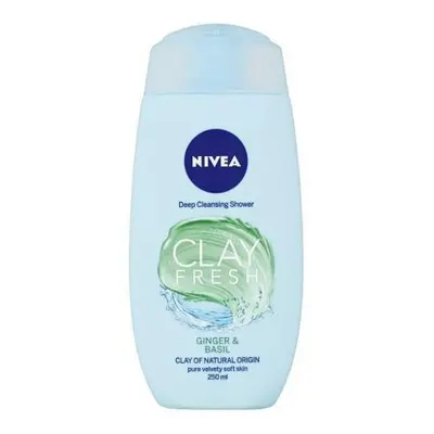 Nivea tusfürdő 250ml D - Clay Fresh (Argilla Detox) (Ginger&Basil)