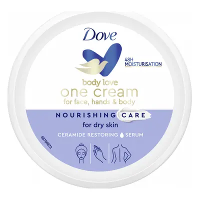 Dove tápláló arc- és testápoló krém száraz bőrre Body Love Nourishing Care 250 ml