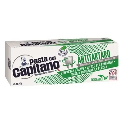 Pasta del Capitano Antitartaro fogkrém dohányosoknak BIO mentával 75 ml