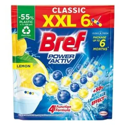 Bref Power Active wc blokk citrus MEGAPACK XXL 6x50 g