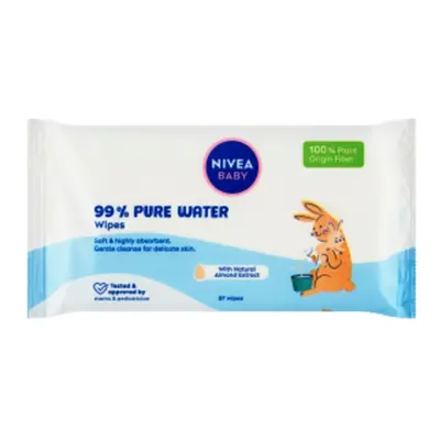 Nivea Baby törlőkendők 99% Pure 57 db