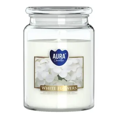 Aura Bispol illatos gyertya White Flowers 500g