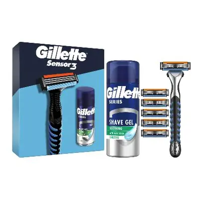 Gillette (Sensor3 gép+6 pótfej+borotvahab 75ml)