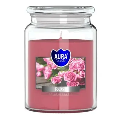 Aura Bispol illatos gyertya Rose 500g