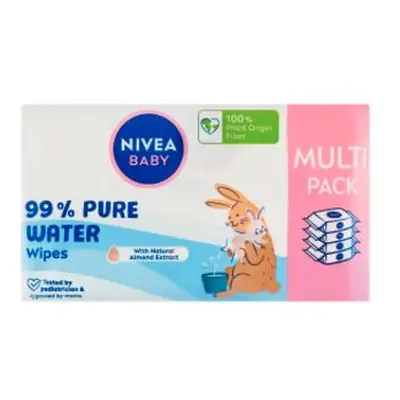 Nivea Baby törlőkendők (4x57db/fol) 99% tisztaságú