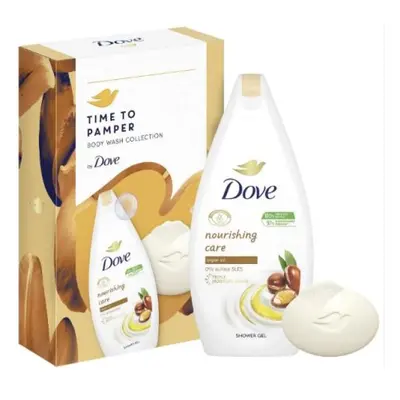 Dove patron 2 db D - Tápláló (tusfürdő 250ml + szilárd szappan 90g)