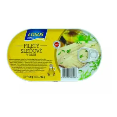 LOSOS sp. heringfilé 170g - Olajban