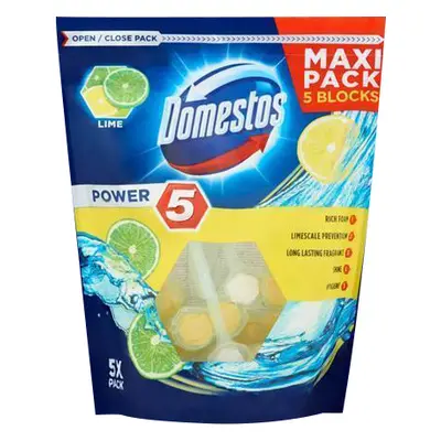 Domestos WC Pow 5 (5db/SAC) Lime