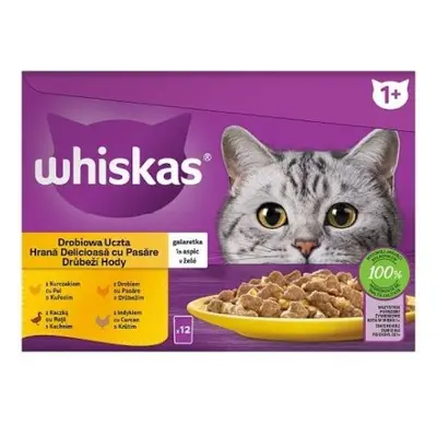 Whiskas tasakos macska 12x85g - Csirke, kacsa, pulyka