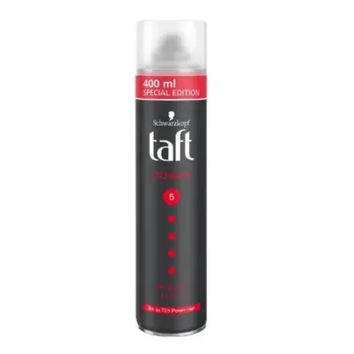 Taft hajlakk 400 ml - Power 5 (mega erős-fekete)