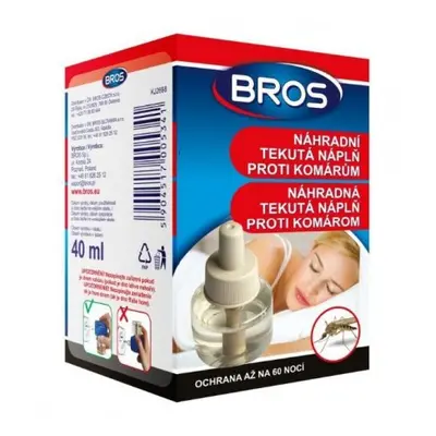 Bros pótfolyadék utántöltő szúnyogok ellen 40ml